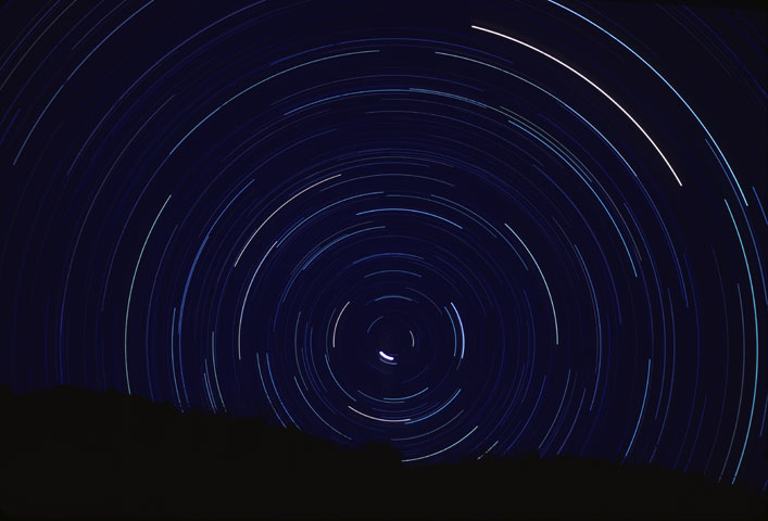 star trails