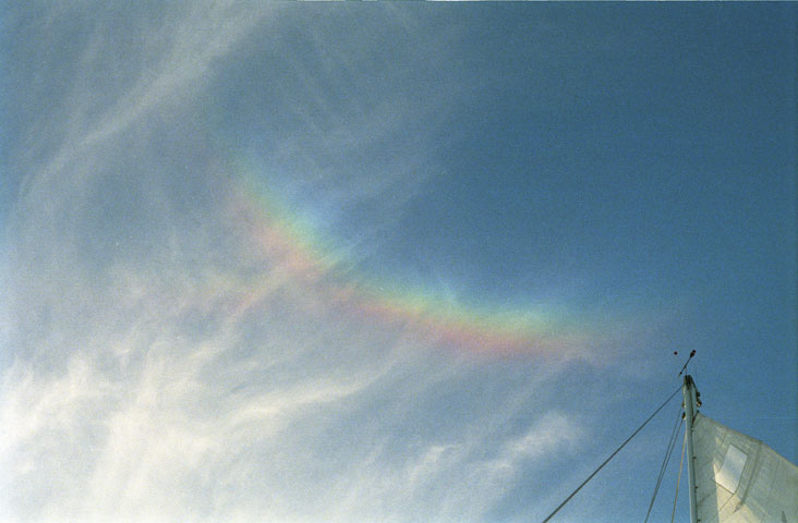 iridescence in clouds