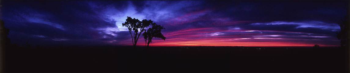 sunset panorama