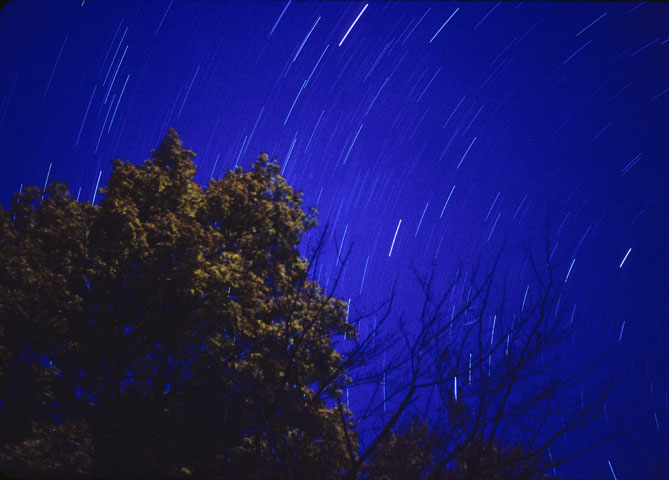 star trails